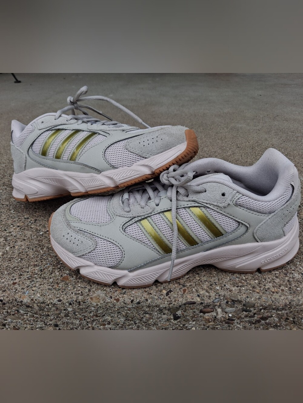 Adidas CrazyChaos 2000 Sneakers-Cream/Pink/Gold
